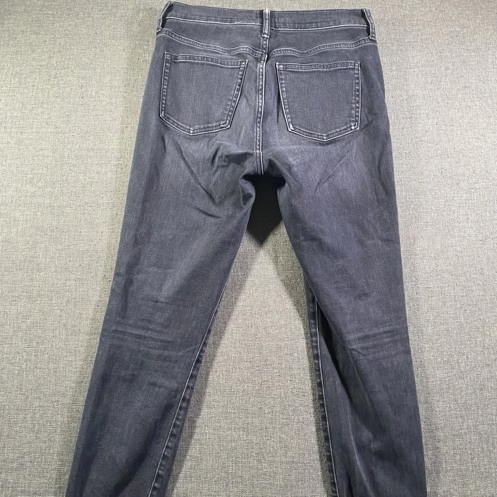 J. Crew Toothpick Jeans Women's Size 29 Black Wash Denim Slim‎ Fit